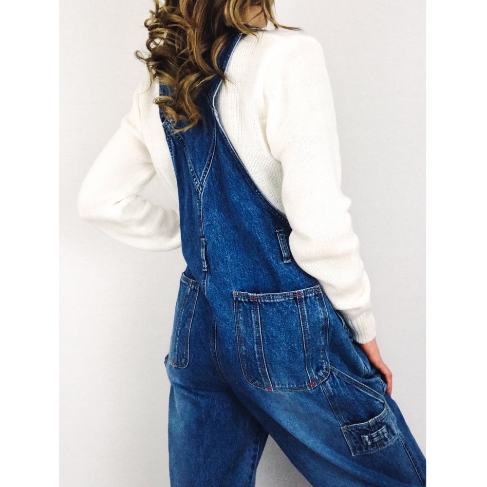 Vintage ⚡️ Denim Carpenter Overalls - Picture 4 of 16
